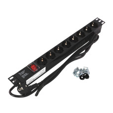 Горизонтальный блок розеток Rexant 04-0306 Горизонтальный блок розеток Rexant 04-0306