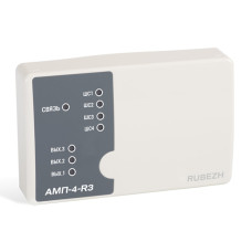 Адресная пожарная метка и устройство управления шлейфами связи Рубеж АМП-4-R3