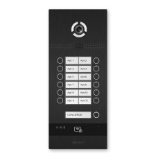 Вызывная панель BAS-IP BI-12FBI Black Вызывная панель BAS-IP BI-12FBI Black