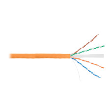 U/UTP-кабель Netlan EC-UU004-6-LSZH-OR, 305 м