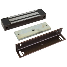 Электромагнитный замок AccordTec ML-350N с уголком (коричневый) Электромагнитный замок AccordTec ML-350N с уголком (коричневый)