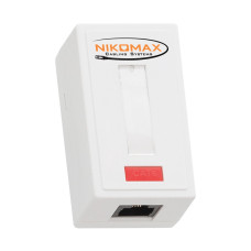 Розетка Nikomax NMC-WO1UE2-WT Розетка Nikomax NMC-WO1UE2-WT