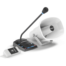 Комплект переговорного устройства «клиент-кассир» STELBERRY S-525 с громким оповещением Комплект переговорного устройства «клиент-кассир» STELBERRY S-525 с громким оповещением