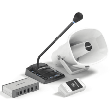 Комплект 4+1-канального переговорного устройства «клиент-кассир» STELBERRY S-645 Комплект 4+1-канального переговорного устройства «клиент-кассир» STELBERRY S-645