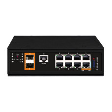Промышленный РоЕ-коммутатор TRASSIR TR-NS25102S-300-8POE Промышленный РоЕ-коммутатор TRASSIR TR-NS25102S-300-8POE