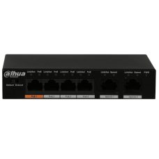 Неуправляемый 4-портовый Fast Ethernet PoE-коммутатор Dahua DH-PFS3006-4ET-60 Неуправляемый 4-портовый Fast Ethernet PoE-коммутатор Dahua DH-PFS3006-4ET-60