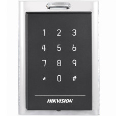 Уличный считыватель Mifare карт Hikvision DS-K1101MK с сенсорной клавиатурой