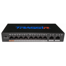 PoE-коммутатор TRASSIR TR-NS1010-96-8POE v3 PoE-коммутатор TRASSIR TR-NS1010-96-8POE v3