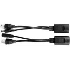 Пассивный комплект (инжектор + сплиттер) OSNOVO PPK-11 для передачи PoE по кабелю Cat 5e