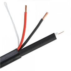 Кабель РК 75+2х0,75 (48) PVC ВНЕШНИЙ (черный, 200м)